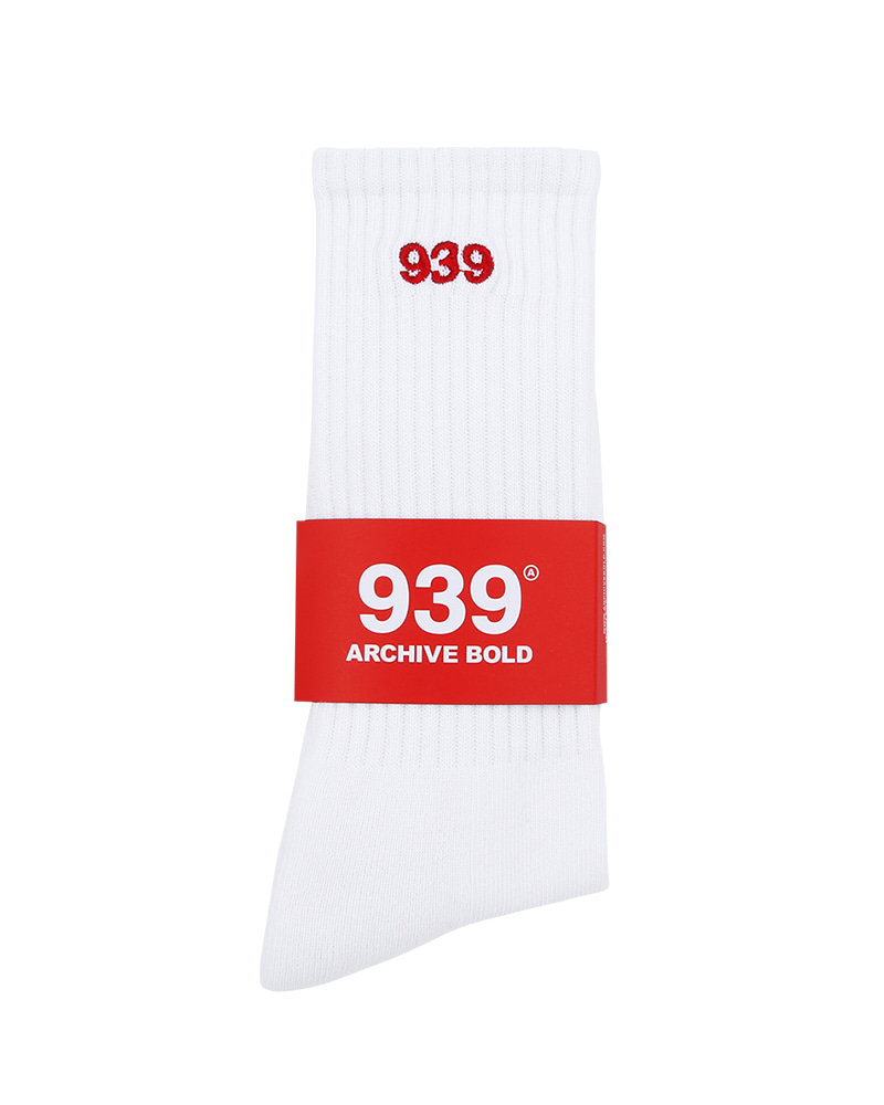 939 NEEDLEWORK SOCKS (WHITE)