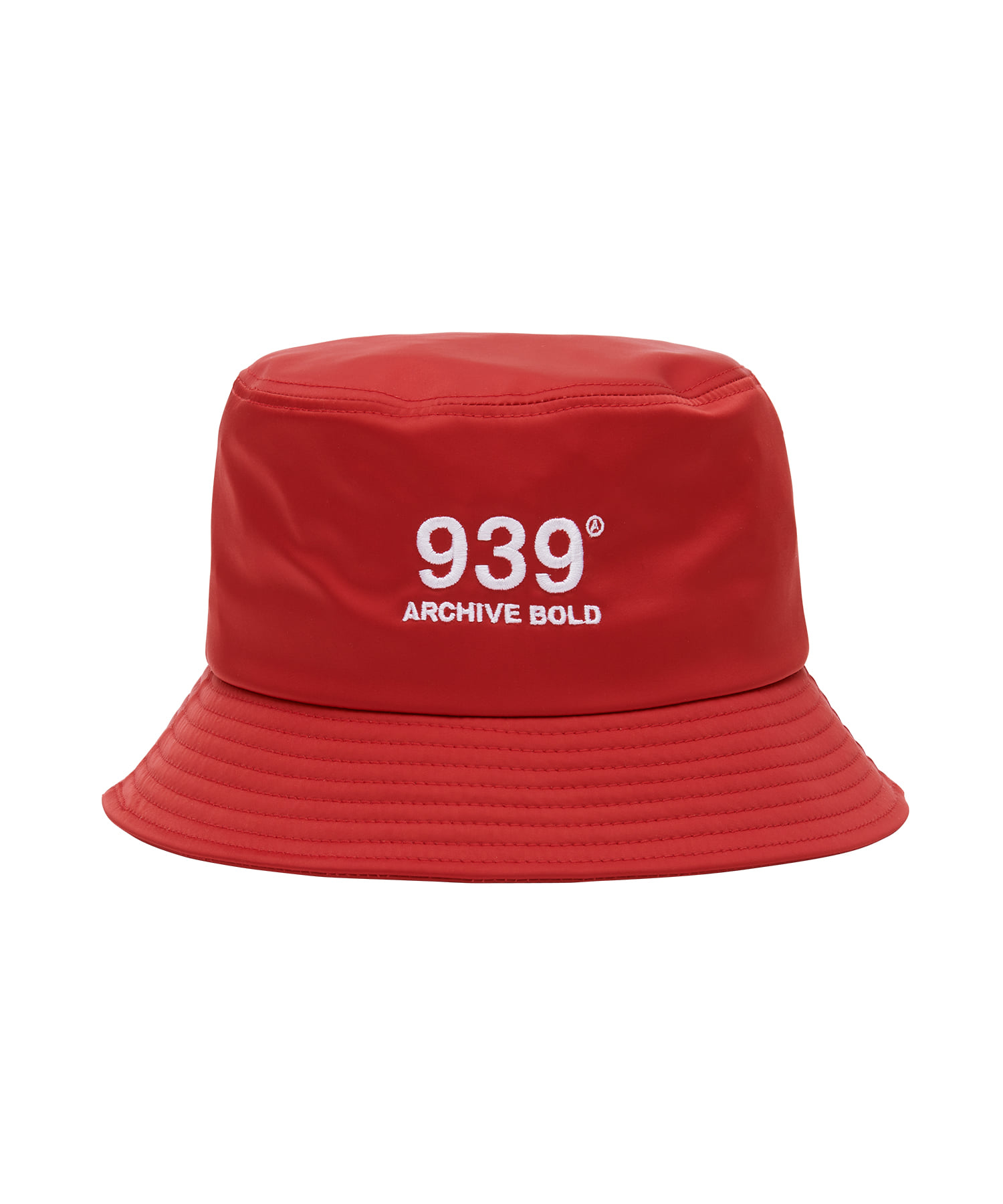 939 LOGO BUCKET HAT (RED)