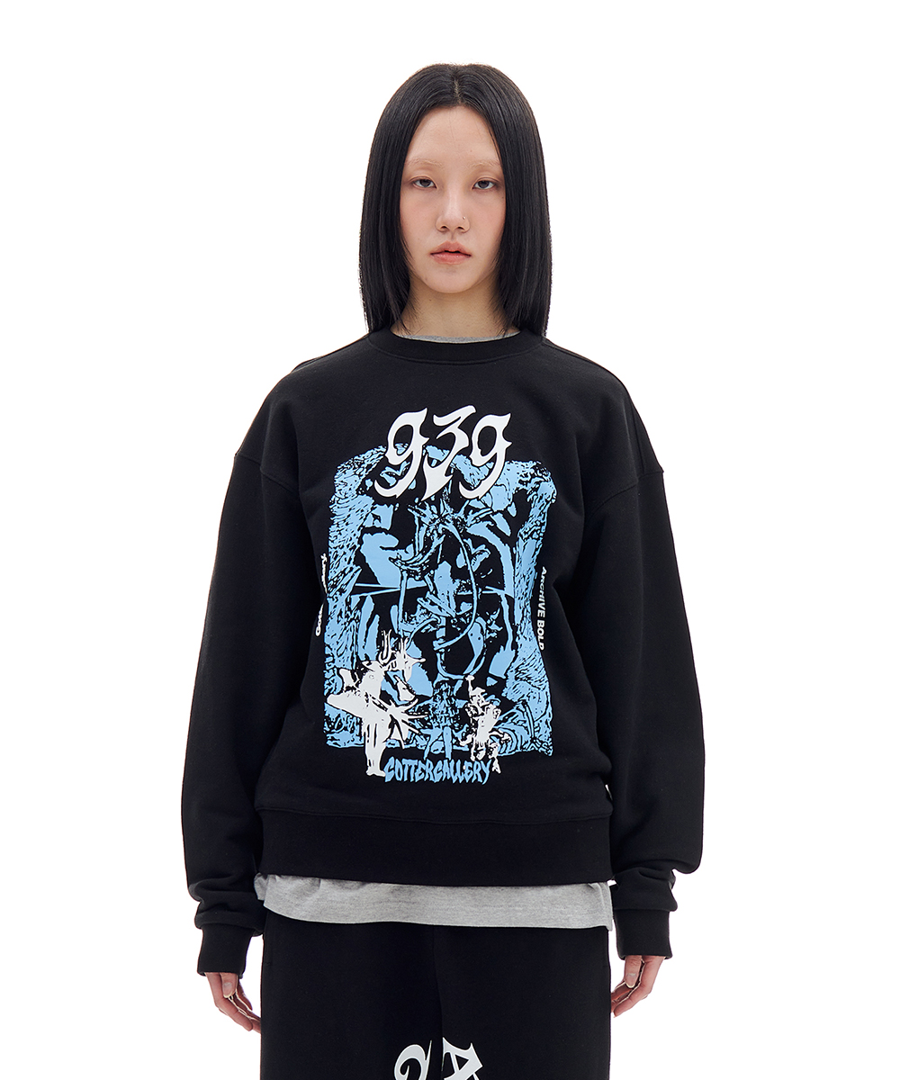 [Archive Bold X Gotter Gallery] BREATHE IN SWEAT SHIRTS (BLACK)